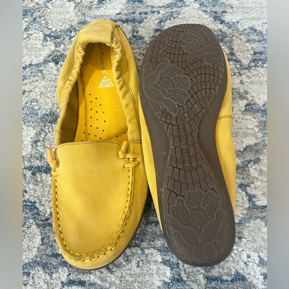 Hush Puppies Women's HPO2 FLEX Leather Slip-On Shoe Medium 8.5 loafer NWOB - Picture 6 of 6